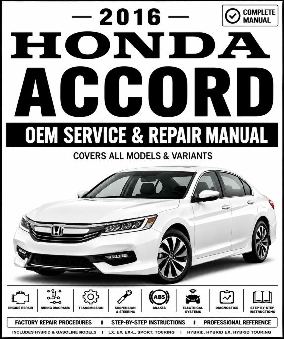 2016 Honda Accord Service and Repair Manual
