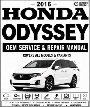 2016 Honda Odyssey Service and Repair Manual