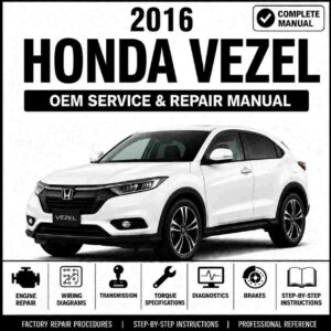 2016 Honda Vezel Service and Repair Manual