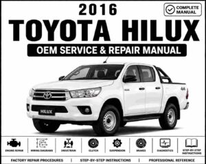 2016 Toyota Hilux Service and Repair Manual
