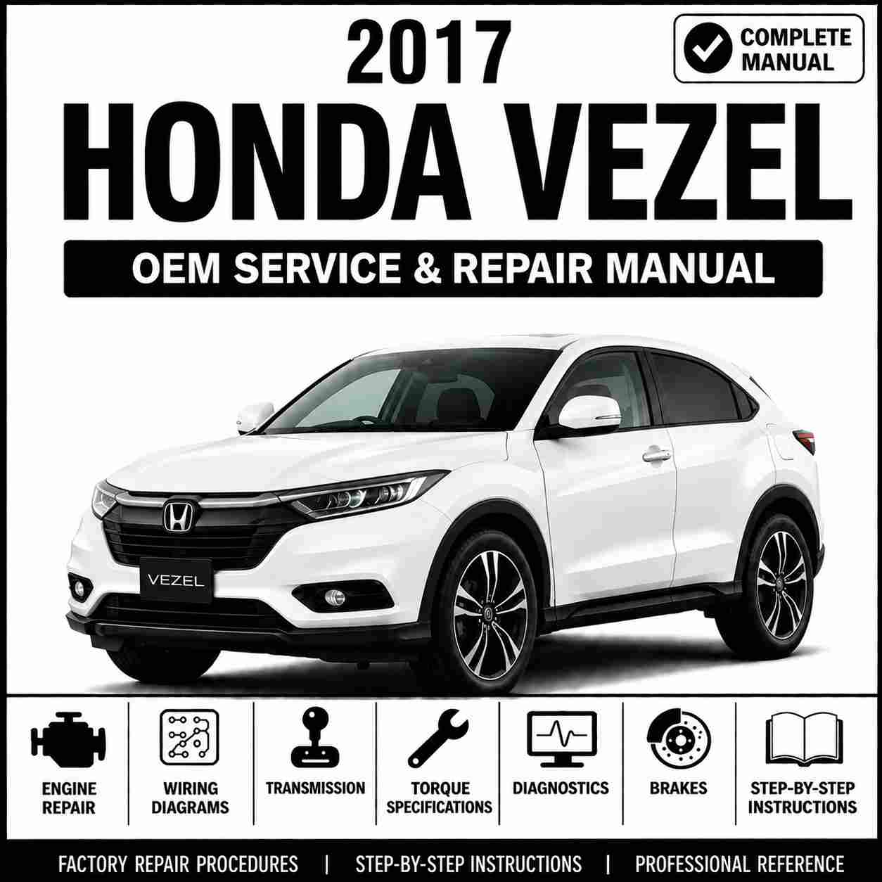 2017 Honda Vezel Service and Repair Manual