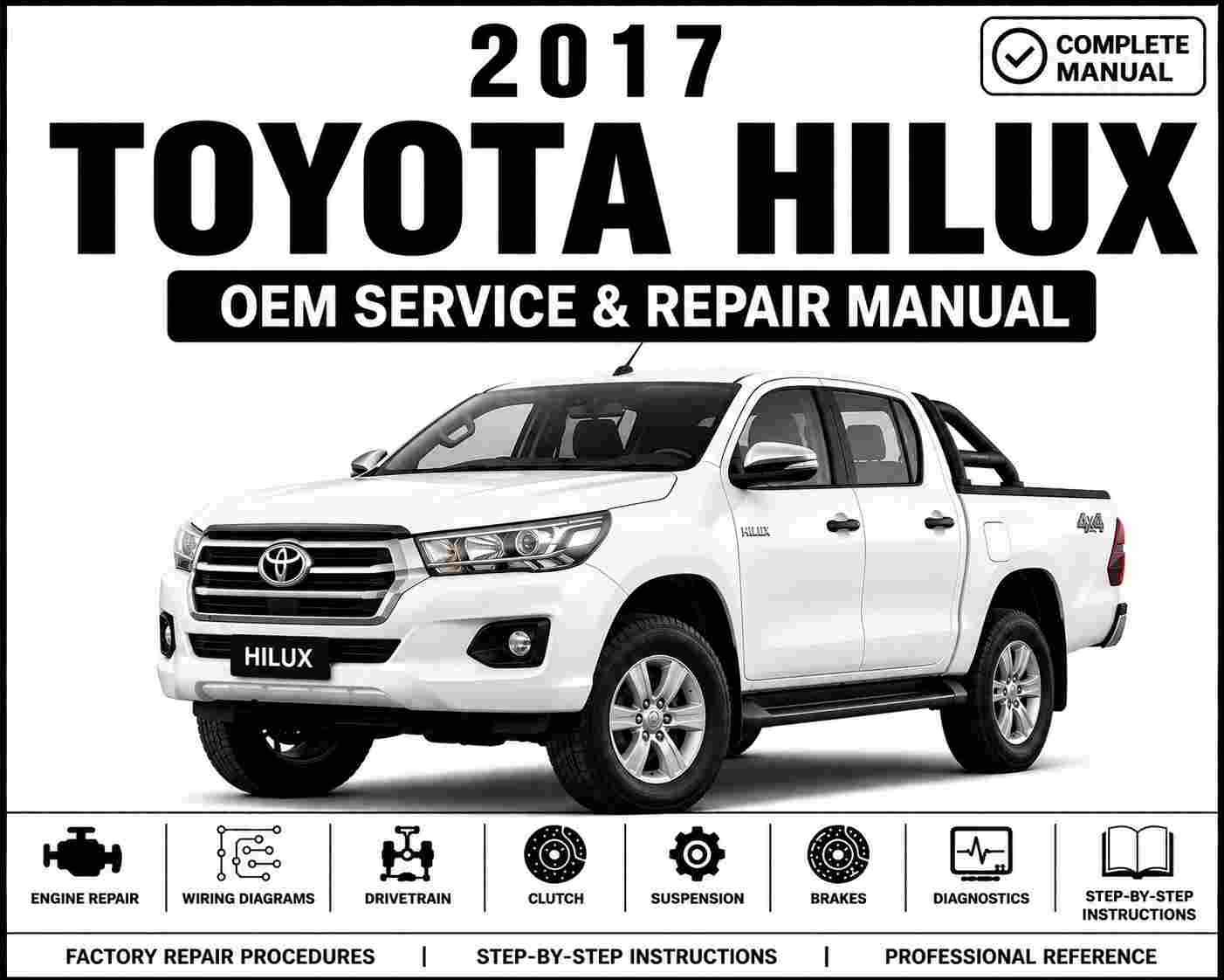 2017 Toyota Hilux Service and Repair Manual