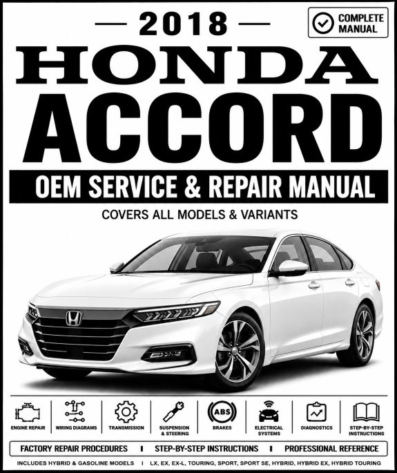 2018 Honda Accord Service and Repair Manual
