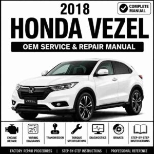 2018 Honda Vezel Service and Repair Manual