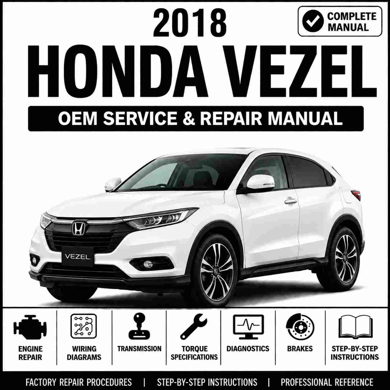2018 Honda Vezel Service and Repair Manual