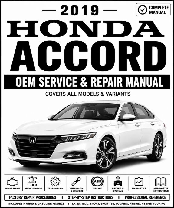 2019 Honda Accord Service and Repair Manual