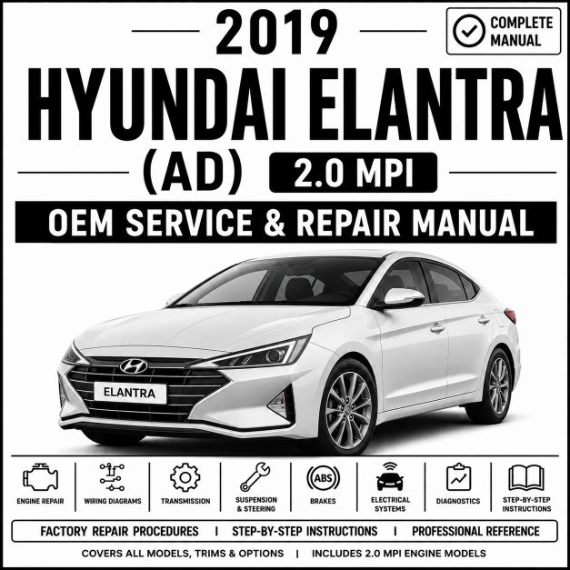 2019 Hyundai Elantra (AD) 2.0L Service and Repair Manual