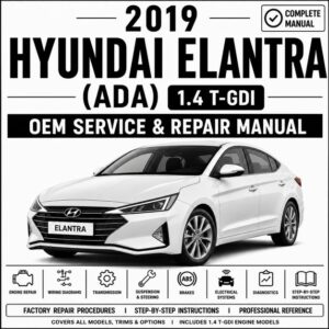 2019 Hyundai Elantra 1.4L Turbo Service and Repair Manual