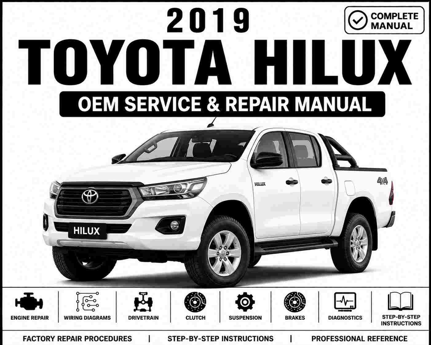 2019 Toyota Hilux Service and Repair Manual