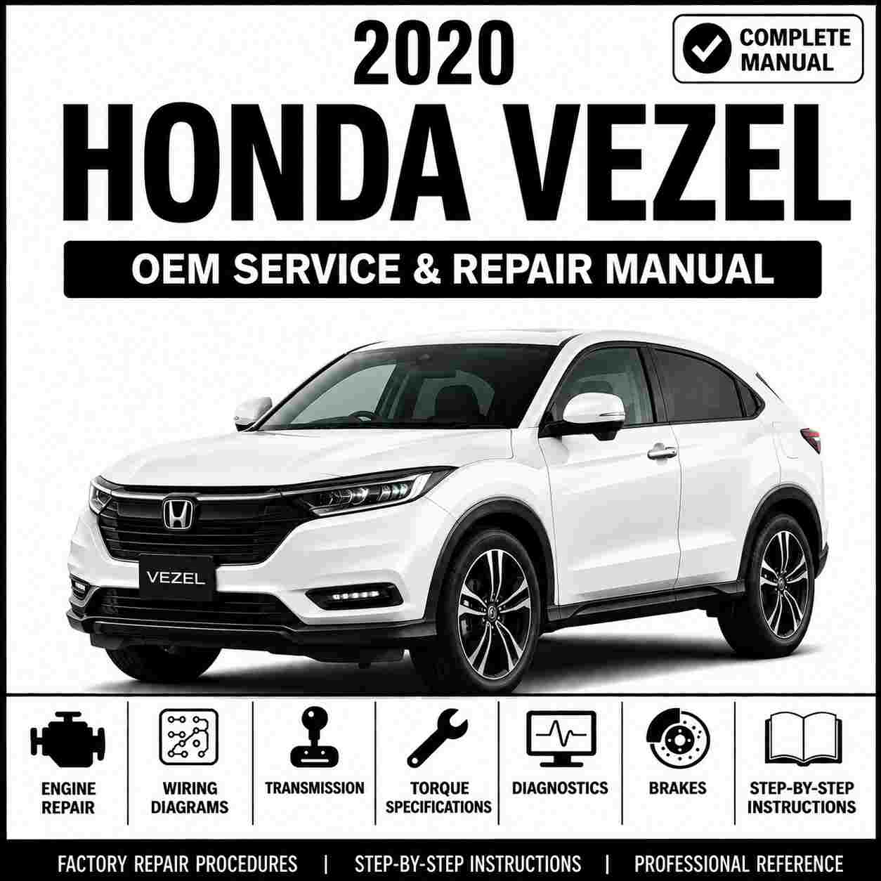 2020 Honda Vezel Service and Repair Manual