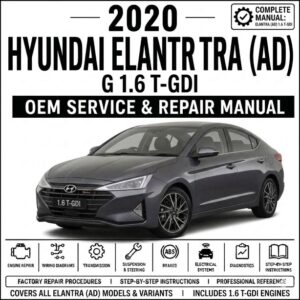 2020 Hyundai Elantra (1.6L T-GDI) Service and Repair Manual