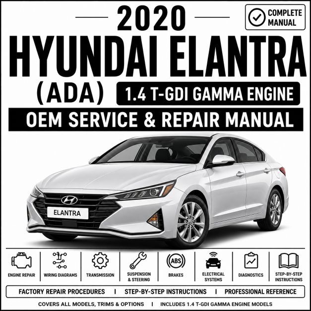 2020 Hyundai Elantra (1.4L T-GDI) Service and Repair Manual