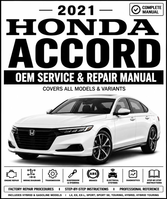 2021 Honda Accord Service and Repair Manual