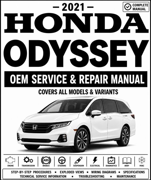 2021 Honda Odyssey Service and Repair Manual