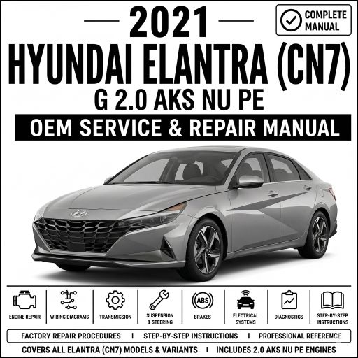 2021 Hyundai Elantra (2.0L MPI) Service and Repair Manual