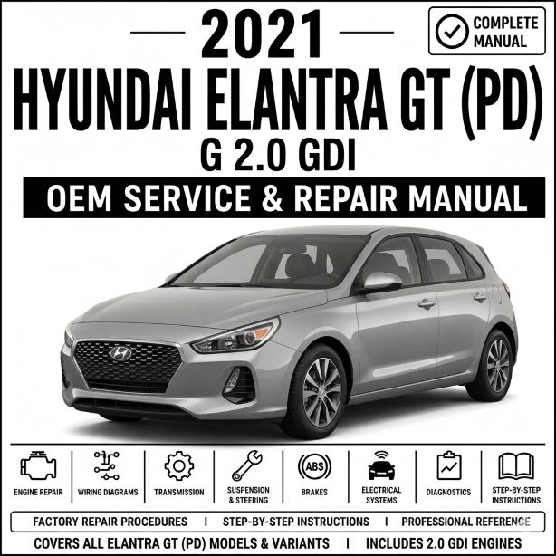 2021 Hyundai Elantra GT (PD) G 2.0 GDI Service and Repair Manual