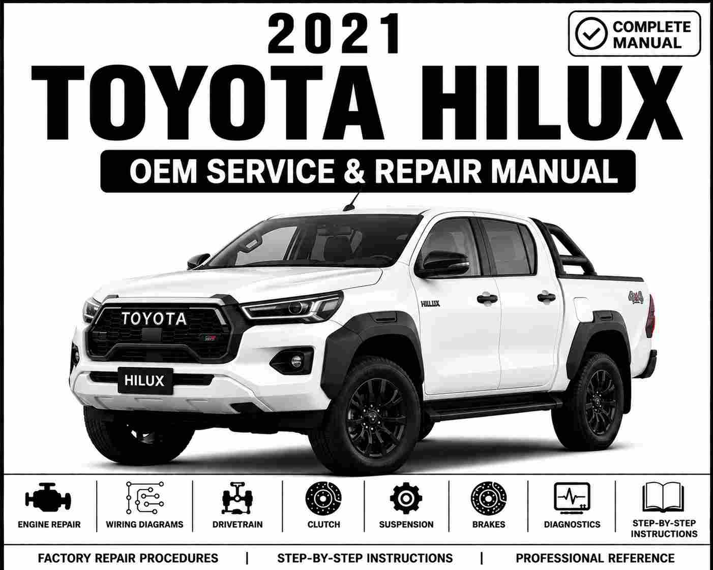 2021 Toyota Hilux Service and Repair Manual