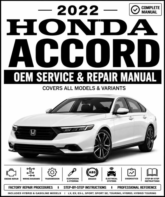 2022 Honda Accord Service and Repair Manual
