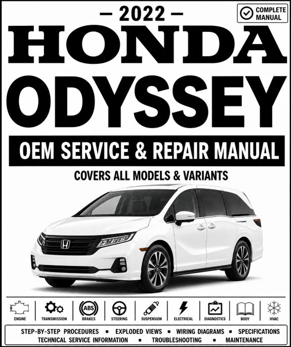 2022 Honda Odyssey Service and Repair Manual