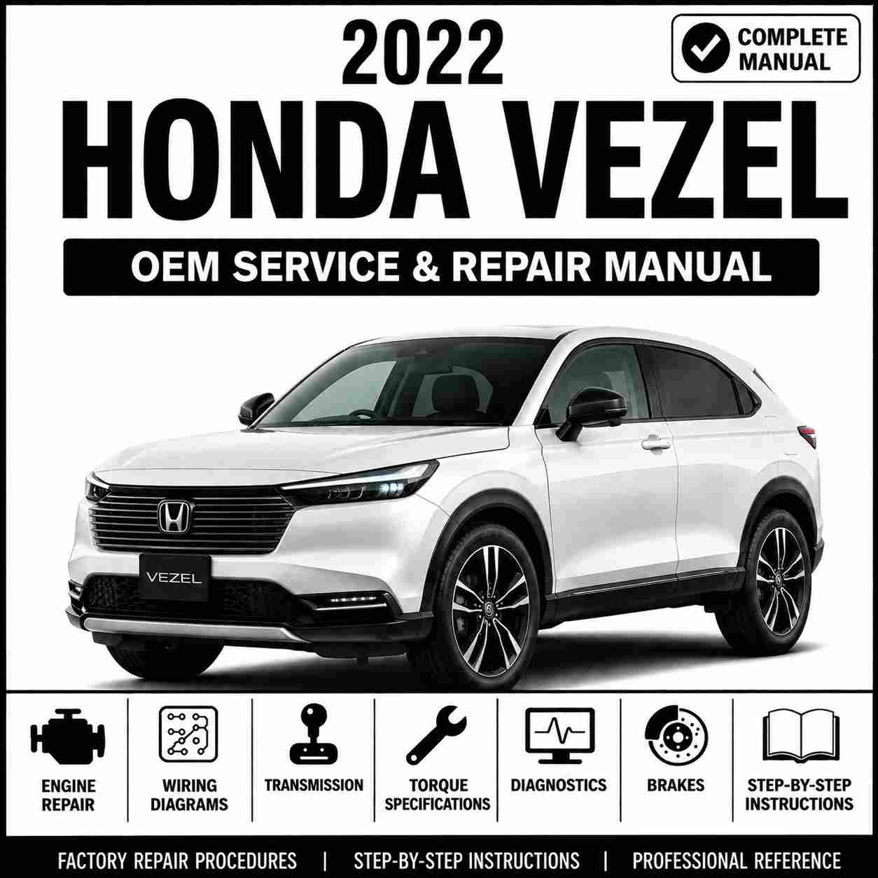 2022 Honda Vezel Service and Repair Manual