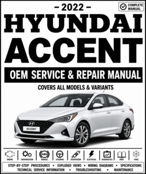 2022 Hyundai Accent Service and Repair Manual Software