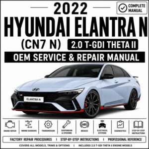 2022 Hyundai Elantra N (2.0L T-GDI) Service and Repair Manual