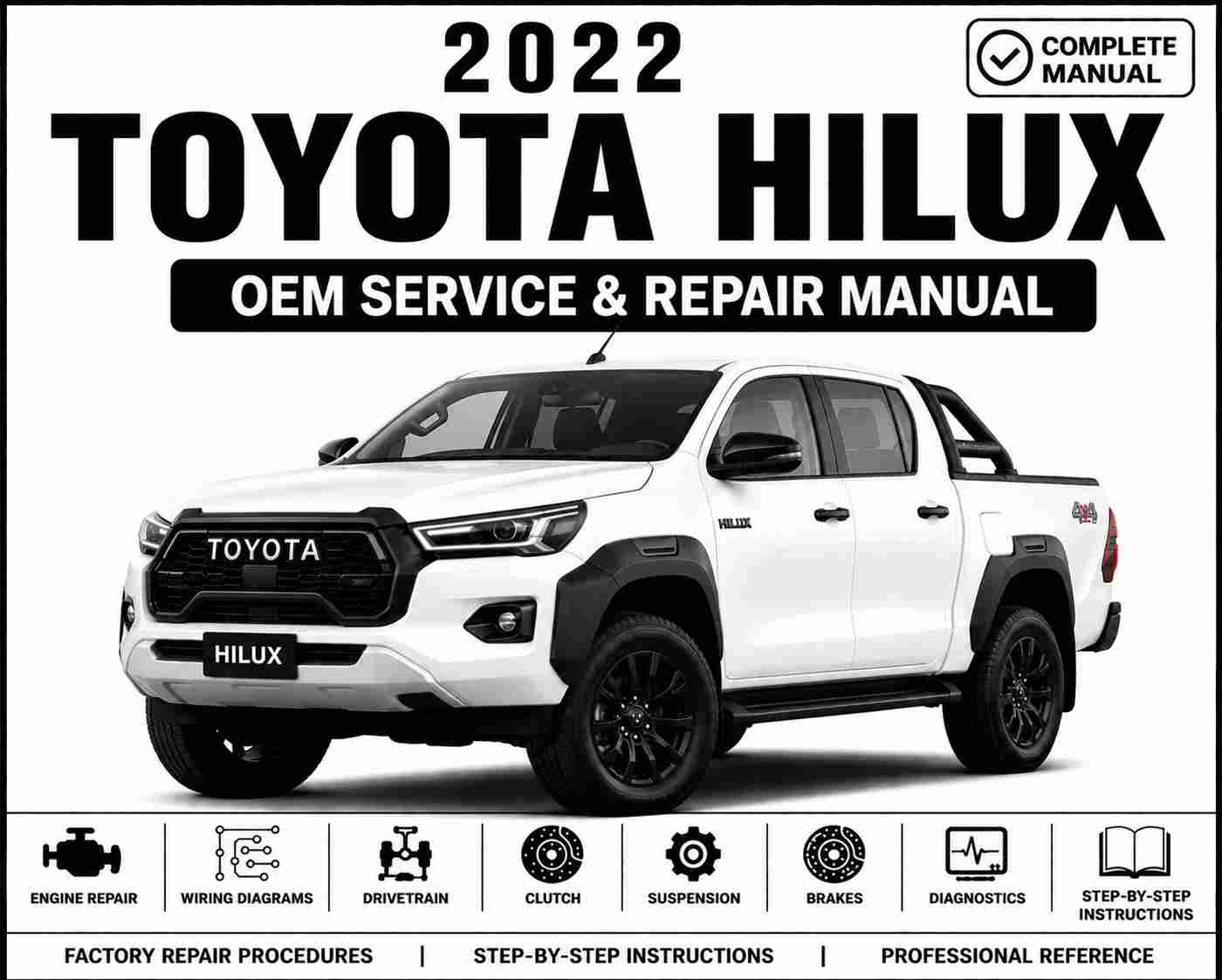 2022 Toyota Hilux Service and Repair Manual