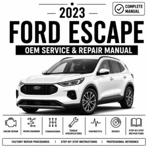 2023 Ford Escape Service and Repair Manual