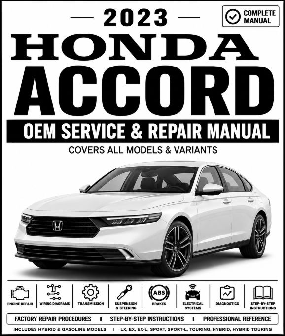 2023 Honda Accord Service and Repair Manual