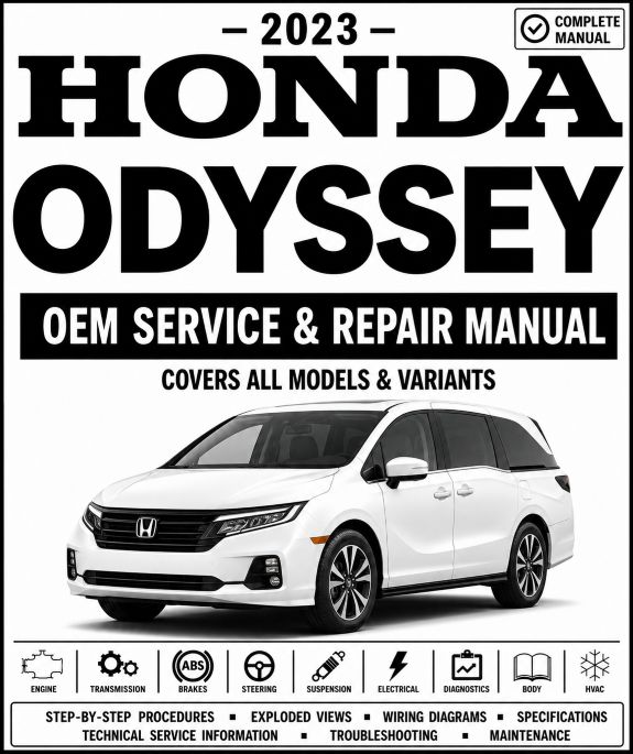 2023 Honda Odyssey Service and Repair Manual