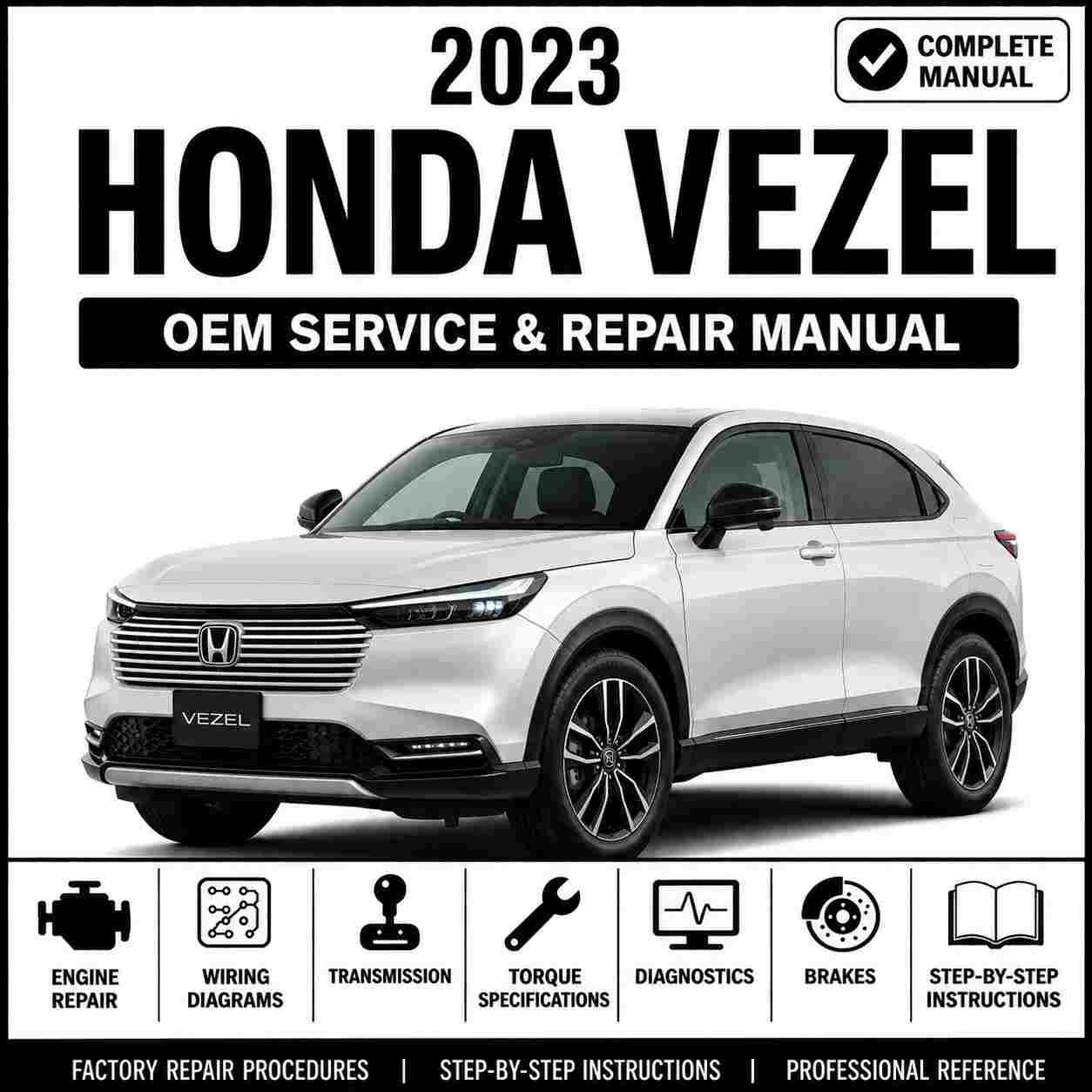 2023 Honda Vezel Service and Repair Manual