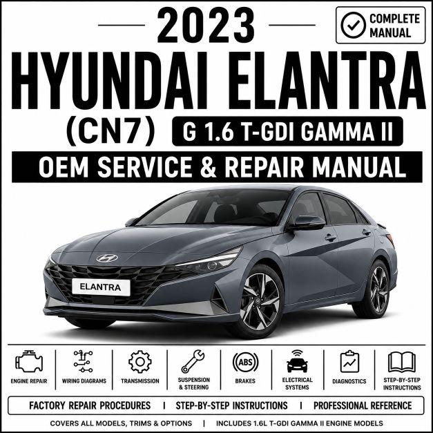 2023 Hyundai Elantra (1.6L T-GDI) Service and Repair Manual