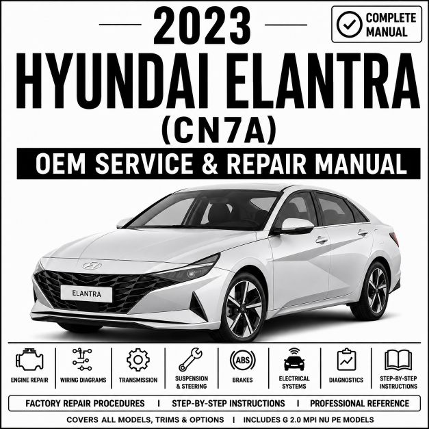 2023 Hyundai Elantra (2.0L MPI) Service and Repair Manual