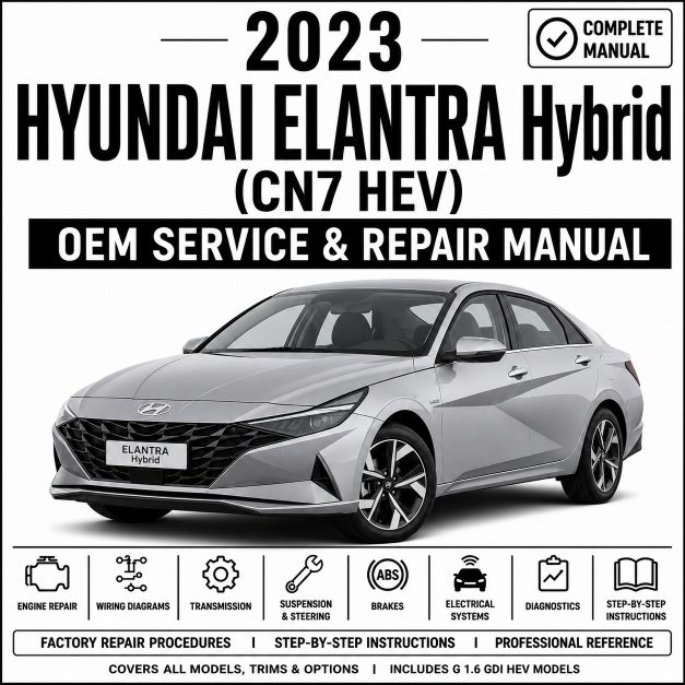 2023 Hyundai Elantra Hybrid (1.6L GDI) Service and Repair Manual