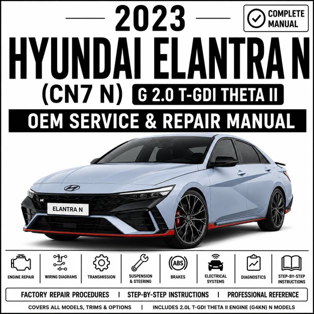 2023 Hyundai Elantra N (2.0L T-GDI) Service and Repair Manual