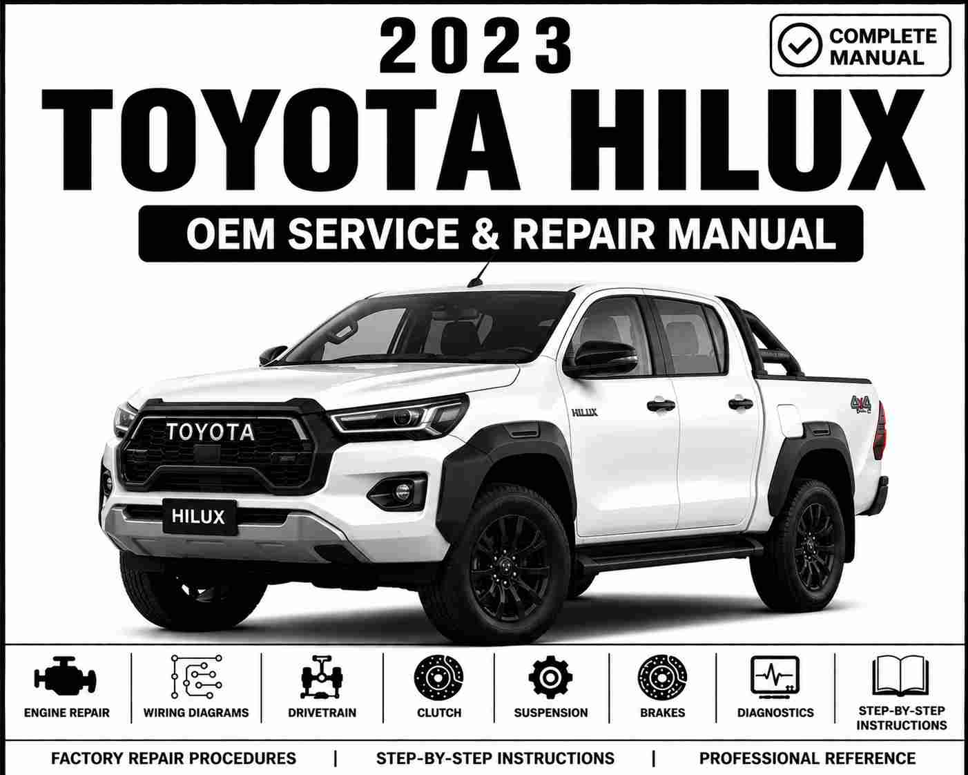 2023 Toyota Hilux Service and Repair Manual