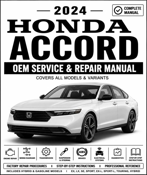 2024 Honda Accord Service and Repair Manual