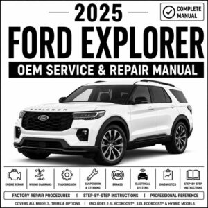 2025 Ford Explorer Service and Repair Manual
