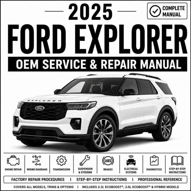2025 Ford Explorer Service and Repair Manual