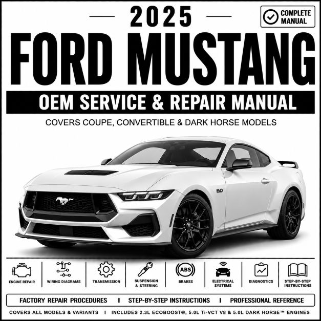 2025 Ford Mustang Service and Repair Manual