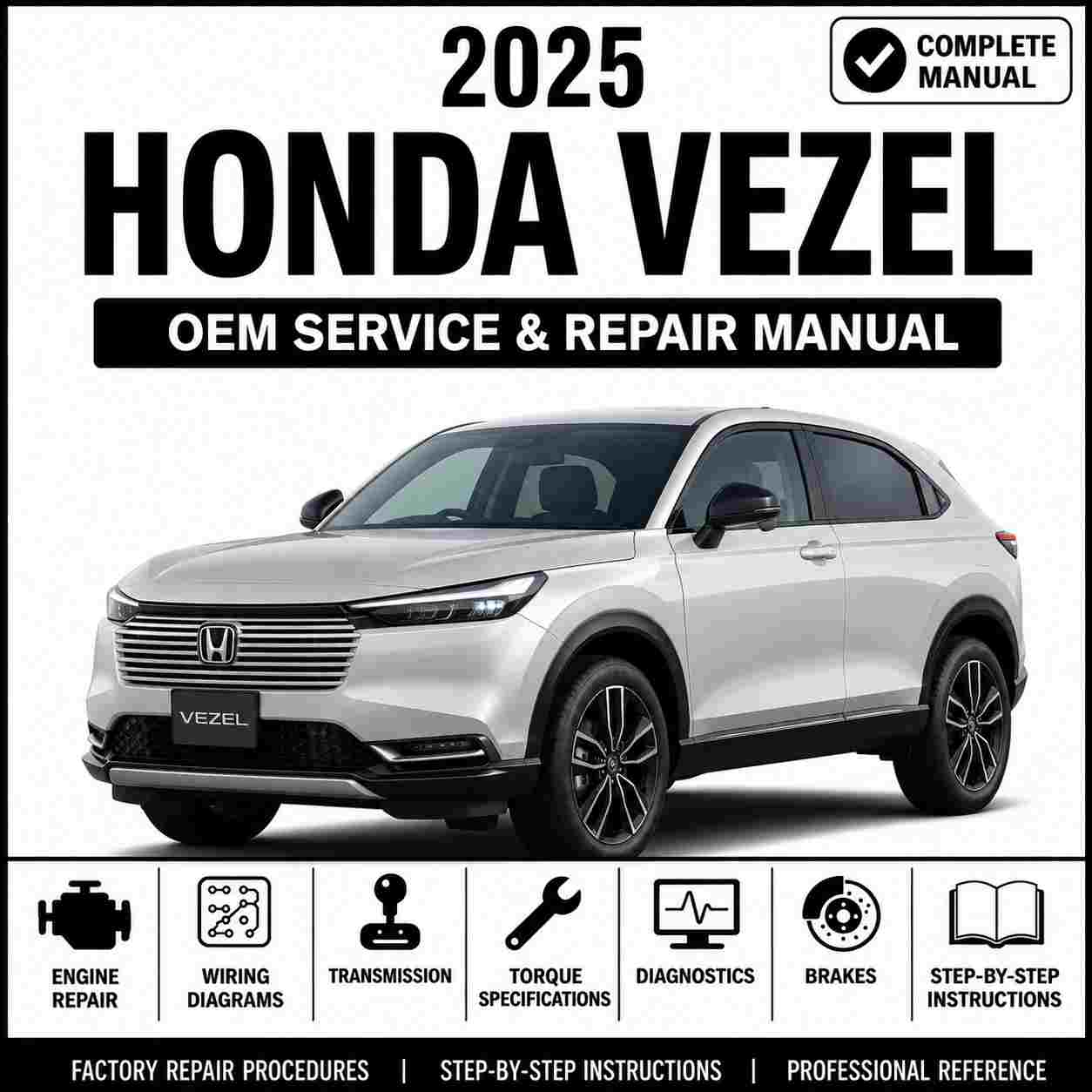 2025 Honda Vezel Service and Repair Manual