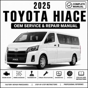 2025 Toyota Hiace Service and Repair Manual