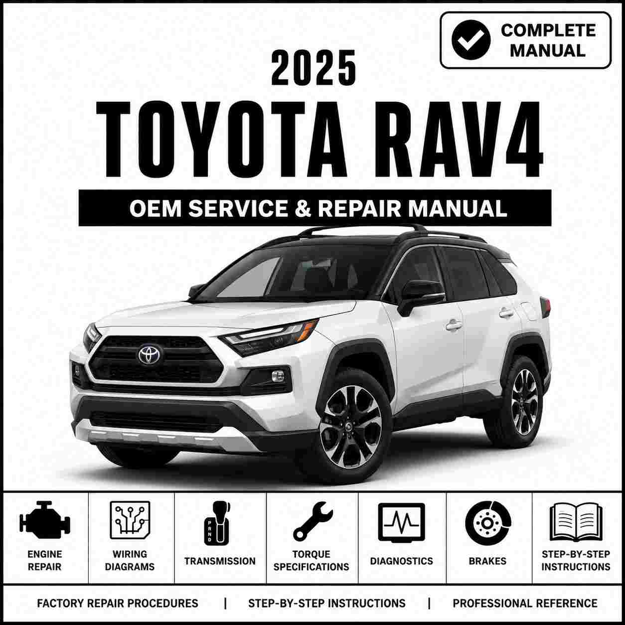 2025 Toyota RAV4 Plug-in Hybrid Service and Repair Manual