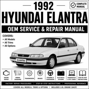 1992 Hyundai Elantra Service and Repair manual