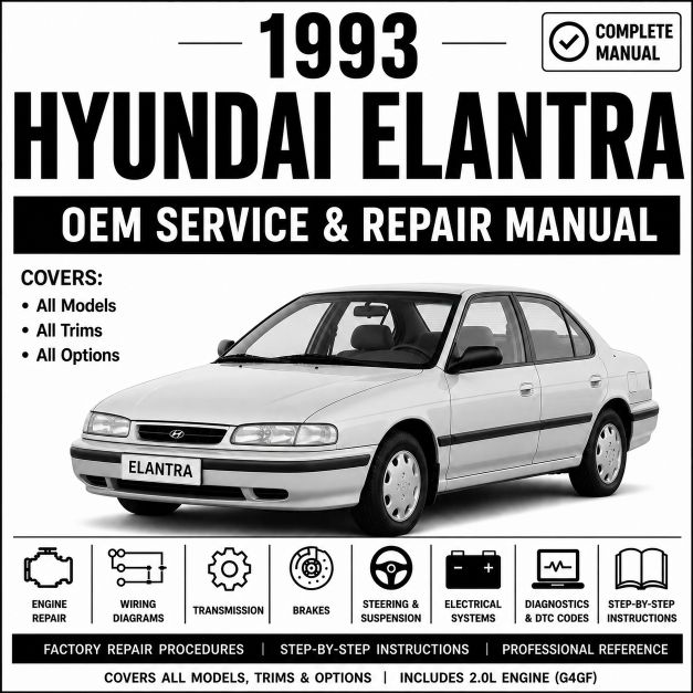 1993 Hyundai Elantra Service and Repair Manual