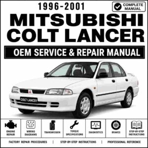 1996-2001 Mitsubishi Colt Lancer Service and Repair Manual