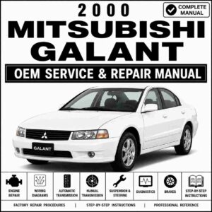 2000 Mitsubishi Galant Service and Repair Manual