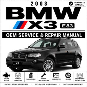 2003 BMW X3 E83 Service and Repair Manual