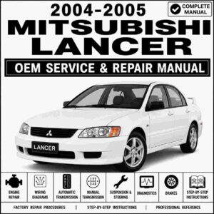 2004-2005 Mitsubishi LancerLancer Wagon Service and Repair Manual