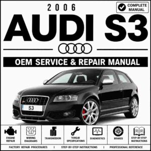 2006 Audi S3 Service and Repair Manual